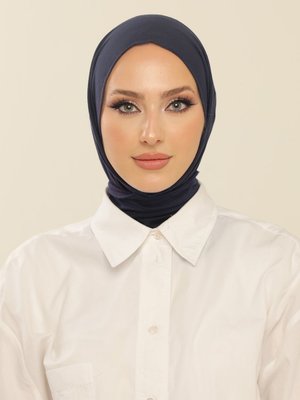 Lacivert Pratik Penye Şal Lacivert Pratik Penye Şal