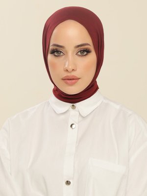 Bordo Pratik Penye Şal Bordo Pratik Penye Şal