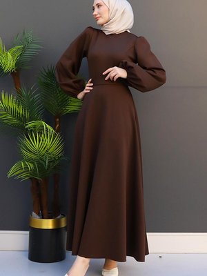 Ronay Elbise Acı Kahve Ronay Elbise Acı Kahve