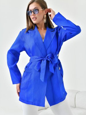 Organze Cap Saks Mavi Organze Cap Saks Mavi