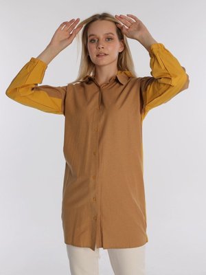 Klasik Düşük Omuzlu Gömlek Klasik Düşük Omuzlu Gömlek