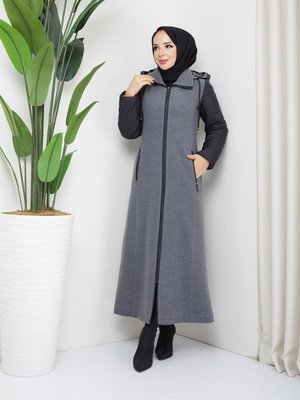 Kolları Şişme Kapitone Kışlık Kaşe Kaban Kolları Şişme Kapitone Kışlık Kaşe Kaban