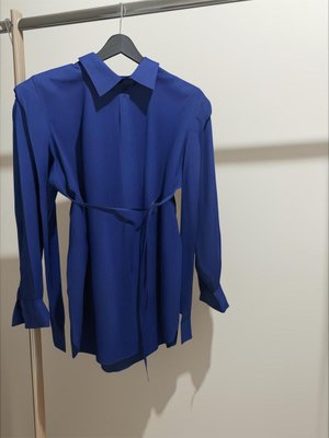 Pile Detaylı Önü Gizli Düğmeli Gömlek