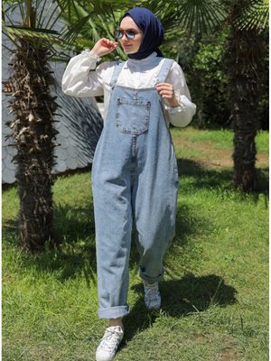 Kot Salopet Açıkmavi Kot Salopet Açıkmavi