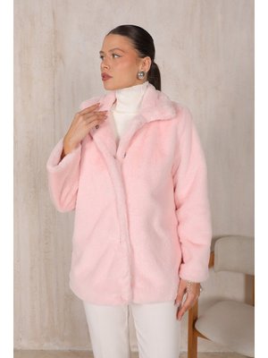 Pudra Suni Kürk Mont