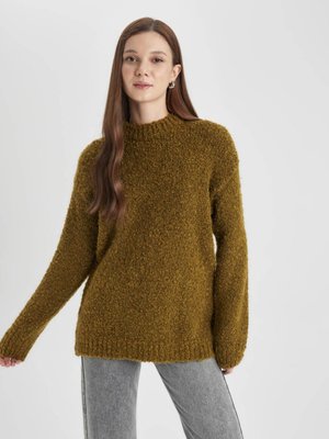 Regular Fit Yarım Balıkçı Yaka Basic Düz Triko Kazak Tunik B8138ax23wn