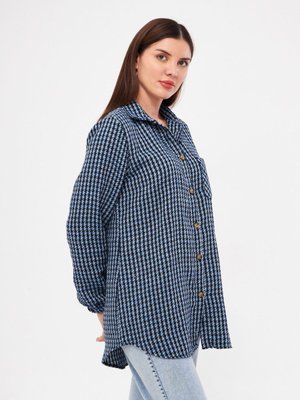 Tek Cepli Kolu Lastikli Kışlık Şanel Gömlek