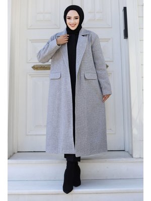 Gri Balıksırtı Desenli Kaban Gri Balıksırtı Desenli Kaban