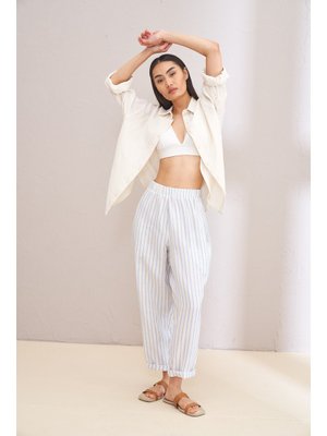 Lucine Mavi Pantolon