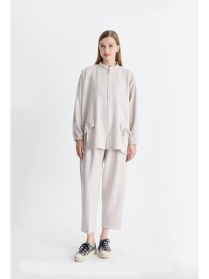 Taş Coralie Basic Pantolonlu Takım