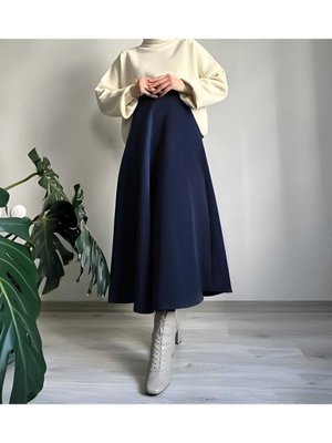 Scuba Kumaş Kloş Etek Scuba Kumaş Kloş Etek