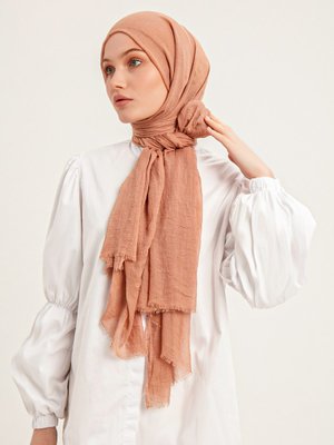 Confort Şal Açık Kahve