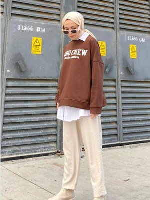 Soho Crew Baskı Detaylı Sweatshirt