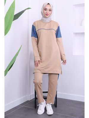 Vizon Kot Detaylı İki İplik Takım