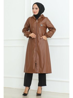 Taba Deri Detaylı Kap