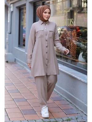 Cep Detaylı Vizon Takım Cep Detaylı Vizon Takım