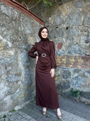 Scuba Seçil Detaylı Elbise