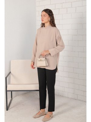 Taş Basic Krep Tunik