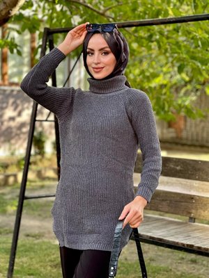 Bogazlı Triko Tunik