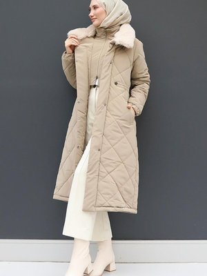Şişme Anorak Mont Bej Şişme Anorak Mont Bej