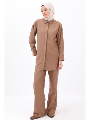 Vizon Gömlekli Pantolonlu Takım