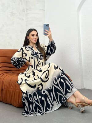 Tesettür Kadın Viskon Elbise