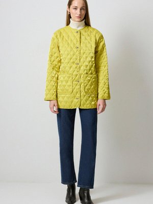 Bisiklet Yaka Kapitoneli Ceket