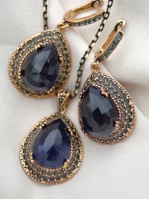 Mavi Otantik Drop Set