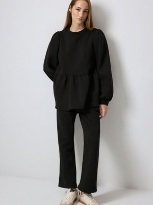 Beli Büzgülü Örme Takım