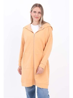 Sarı Fermuarlı Sweat Hırka Soft Sarı Fermuarlı Sweat Hırka Soft