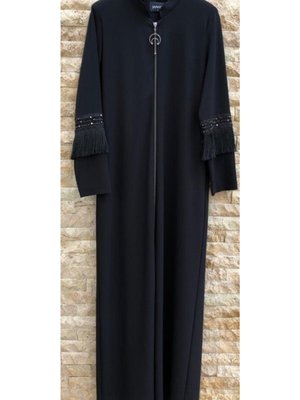 Fermuar Kapamalı Ferace