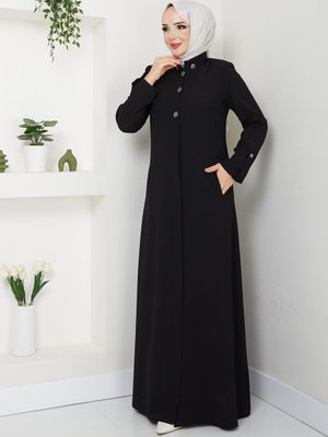 Yazlık Pardesü Ferace Düğmeli