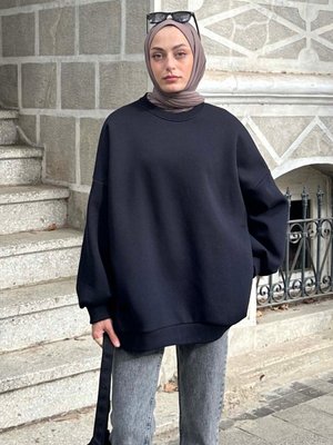 Jasmin Bisiklet Yaka Oversize Sweat Jasmin Bisiklet Yaka Oversize Sweat