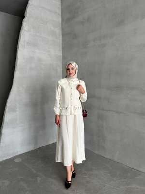 Tüvit Şanel Takım Etekli