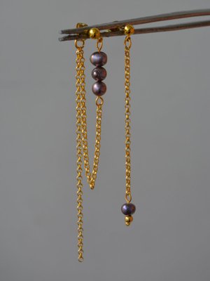 İncili Tasarım Küpe