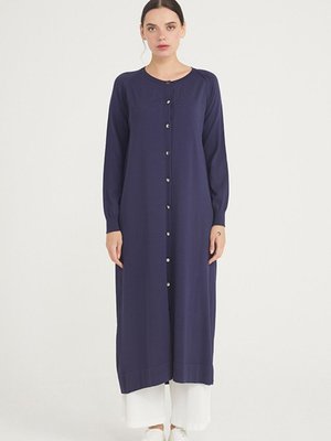 Merserize Triko Hırka Ns 22k Lacivert