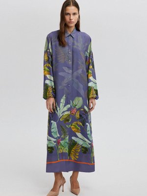 Desenli Gömlek Elbise