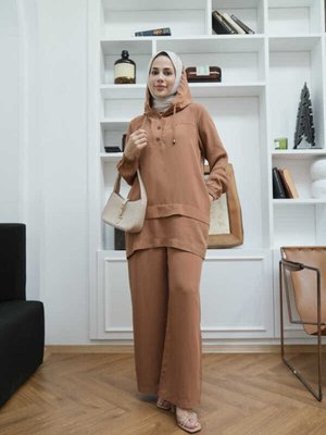 İkili Takım Açık Kahve