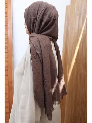 Acı Kahve Bambu Kraş Şal