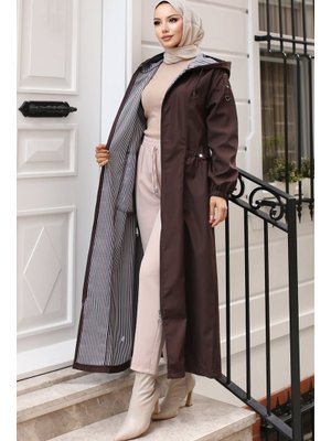 Kahverengi Mevsimlik Trençkot