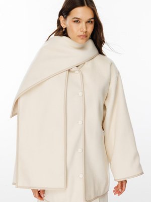 Limited Deri Biyeli Krem Kaban