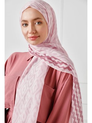 Gül Kurusu Desenli Şal