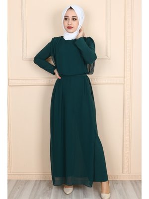 Şifon Pelerinli Tulum