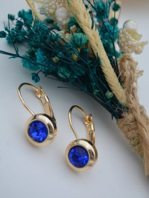 Taşlı Pratik Kiit Küpe Çivit Mavisi