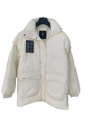 Vanilya Ekru Şişme Mont