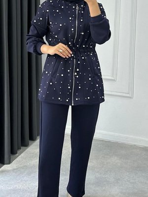 Uzun Kollu Taşlı Scuba İkili Takım