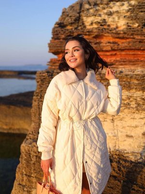 Kürklü Kapitone Mont