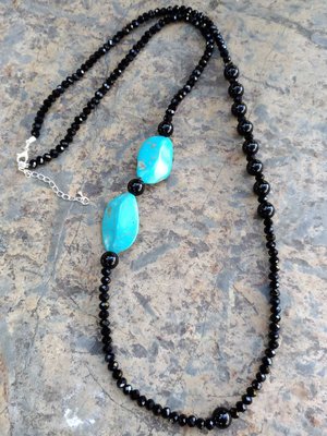 Özel Tasarım Turkuaz Doğal Taşlıkolye