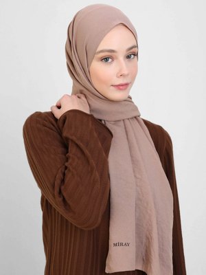 Latte Pamuk Cazz Şal