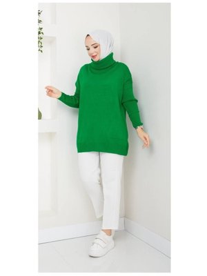 Balıkçi Yaka Cepli Triko Tunik